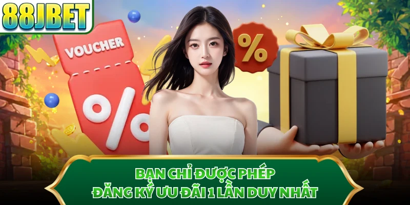 Bạn chỉ được phép đăng ký ưu đãi 1 lần duy nhất