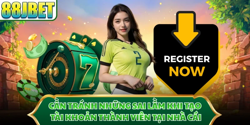Cần tránh những sai lầm khi tạo tài khoản thành viên tại nhà cái