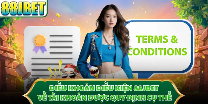Điều khoản điều kiện 88JBET về tài khoản được quy định cụ thể